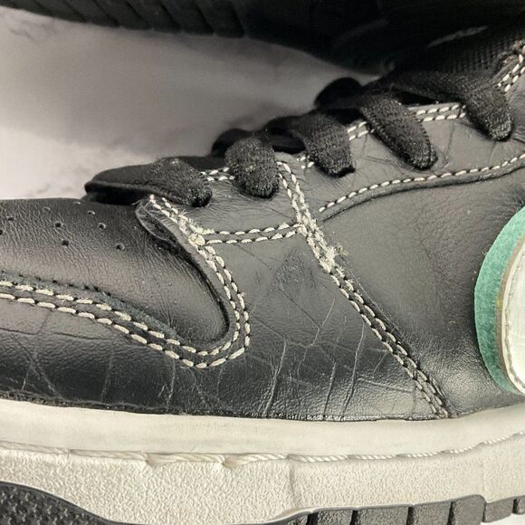 Nike Diamond Supply Co. x Dunk Low Pro SB Black Diamond 2018 7M 8.5W - Picture 4 of 12